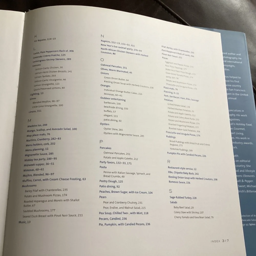 Williams-Sonoma Entertaining cookbook